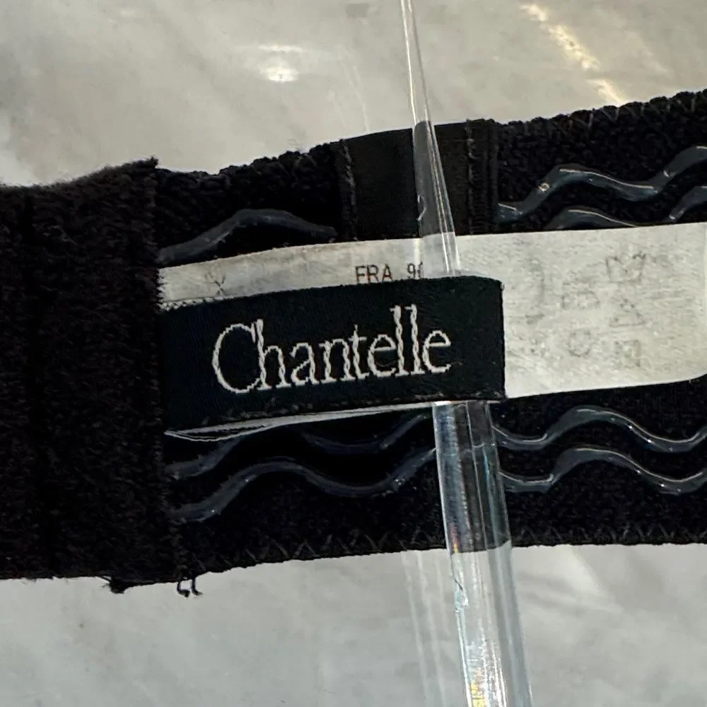 Chantelle Black Strapless Sublime Invisible Plunge Bra 34C